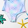 Little Girl Children Swimsuit Cute Kids Swimwear Mermaid One Piece Swim Suit