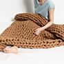 Lla Chunky Knit Blanket Handmade Knitting Weighted Blanket
