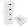Locker Corner Wood Made in White with Drawers European Style Living Room Cabinet Interior Storage Modern Furniture Color F
