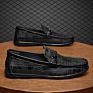Luxe Men's Synthetic Leather Shoes Provedor Sport Casual Shoes Gimnasio Printed Toe Shoes Heel