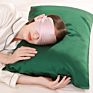 Luxury 100% Pure Silk Hair Scrunchies Mulberry Silk Pillow Case with Envelope and Eye Mask Set with Box for Sleep