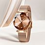 Luxury Civo Wrist Female Alloy Case Crystal Bracelet Silver Stainless Steel Mesh Belt Quartz Watch