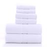 Luxury Decor Super Absorbent Bathroom Towel 100% Pure Cotton Quick Dry Soft Durable 6 Piece Bath Towel Set