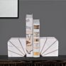 Luxury Decorative Cube Bookends Heavy Duty Bookends Holder Marble Designer Bookends