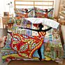 Luxury Design Modern African Black Dream Girls 3D Printed Home Queen Bed Sheet Bedding Comforter Set3 Pcs Bedding Set