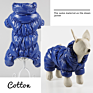 Luxury Fashionable Dog Clothes Waterproof Zipper Pet Jacket Puppy Cotton Coat Clothing