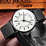 Luxury Men's Business Calendar Watch Ultra Thin Thin Stainless Steel Mesh Belt Quartz Wrist Watch Men Watches