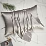 Luxury Private Label Queen Size 16Mm Silk Pillowcase Black 100%Mulberry Silk Pillow Cases