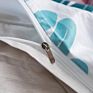 Luxury Simple Quilt Cover Bedding Set 100% Cotton Twill Small Fresh Double Bed 4 Pcs Bed Sheet Set