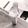 Luxury Style Diamond Set Women's Bracelet Watch Bilateral Circular Diamond Full Diamond Quartz Watch Reloj