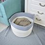 Luxury Xxxl Kids Clothes Toys Nursery Storage Basket 100% Cotton Rope Woven Basket Hamper Organizer