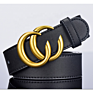 Made Cc Genuine Belts Double C Black Men's Belt