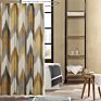 Made Curtain Black Luxury Bathroom Shower Curtain Waterproof Print Shower Curtain