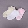 Made Dress Ruffled Frilly Girl Ankle Socks Cotton Girl White Infants Lace Baby Socks