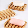 Mahogany Bamboo Holder Soap Box Holder Natural Dish Soap Wooden Soap Dish