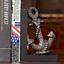 Make Old Style Anchor and Fan Bookends Bronze Color Bookends Home Decoration Creative Home Furnishing Articles