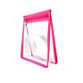 Makeup Bag Pink Pvc Clear Transparent Cosmetic Zipper Pouch