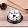 Manufacture Prices 65Mm round Shape Polished Aluminium Hotel Desk Bell