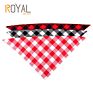 Mascotas Accesorios Pet Neckerchief Scarf Cotton Fabric Plaid Dog Double Bandana