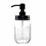 Mason Jar Bathroom Accessories Set 4 Pcs Mason Jar Soap Dispenser and Toothbrush Holder