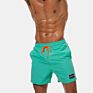 Men Lake Blue Swim Surf Blank Board Shorts Casual Breathable Pockets Swimwear