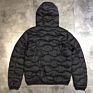 Men's Jacket Hooded Solid Jacket Zipper Windproof Padded Jacket