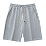 Mens Plain Cotton Terry Gym Shorts for Workout