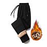 Men's plus Size Casual Thickened Sherpa Lined Pants Running Jogging Sweatpants