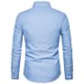 Mens Slim Fit Business Casual Cotton Long Sleeves Solid Button down Dress Shirts