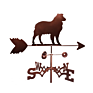 Metal Animal Design Rooster Wind Spinner Laser Cutting Outdoor Garden Stake Weather Vane Wind Vane