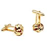 Metal Brass Black Knot Cuff Links Tuxedo Sleeve Button Cufflinks