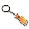 Metal Customized Engraving Logo Desert Moon Enamel Keychain