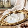 Metal Framed European Design Makeup Mirorr Vintage Mirrors Decor Wall Home