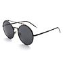 Metal round Frame Classic Luxury Retro Sunglasses Polarized