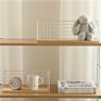 Metal Wall Shelf Commercial Wall-Mounted Decorative Storage Rack Household Cosmetic Storage Wall Shelf