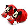 Mickey Mouse Children's Hat Boys Girls Baseball Cartoon Hats Cute Ear Embroidery Sun Hats Suitable for 3-8 Years Old