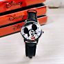 Mickey Mouse Kids Watch Children Leather Strap Quartz Watches Boy Girl Birthday Gift Clock Young Man Happy Time Top