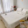 Microfiber Solid Super Soft Bedspread Quilt Coverlet Bedspread Quilt Set Bed Covers with Quilt