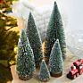 Mini Christmas Trees Desktop Decoration Sisal Trees Bottle Brush Small Pine Trees Christmas Decoration