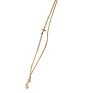 Minimalist 925 Sterling Silver Cross Bracelet Gold Plated Layered Bracelet for Women