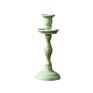 Mint Cast Resin Empire Taper Candle Holder Candle Jars Luxury Customized Candle