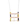 Modern Baby Wooden Indoor Swing with Adjustable Ropes