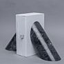 Modern Simple Marble Bookends Customized Bookends Marble Book Stand Library Hotel Home Shop Decor Sets