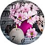 Modern Style 12-Inch Silent Acrylic Printed Wall Clock