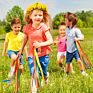 Montessori Develop Color Recognition Fidget Autism Sensory Toys Rainbow Hand Kite Wooden Ribbon Rings for Baby Newborns