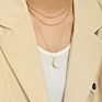 Moon Pendant Silver 925 Jewelry 18K Gold Plated Women Necklace 2021Wholesale