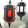 Moroccan Wrought Iron Hanging Candlestick Iron Tea Light Candle Holder