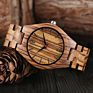 Most Expensive Wood Watches for Men Full Nature Striped Wood Grain Case Concise Men Watch Business Clock Relogio