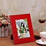 Multiple Functions Non-Woven Lining Wood Embryo Rectangular Photo Frame