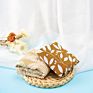Muslin Blanket Happyflute 4Pcs/Pack Muslin Baby Bibs Cotton 2 Layer Burp Cloth Cute Scarf 60*60Cm